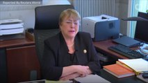 UN Human Rights Chief Bachelet Calls For Release Of Journalists