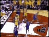 Nba basketball - Kobe dunks on Ben Wallace