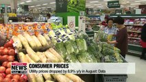 South Korea's consumer prices rose by 1.4% y/y in August: Data