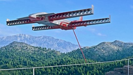 Flying Monorail Train - Great CGI Concept - Dahir Insaat