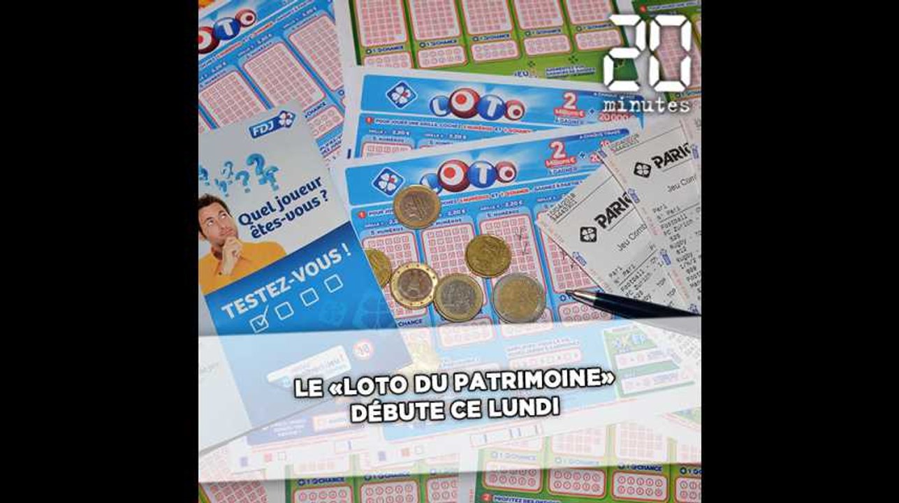 A vos marques, prêts, jouez! Le Loto du patrimoine démarre ce lundi