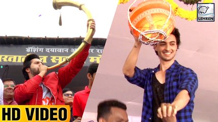Varun Dhawan And Ayush Sharma Enjoy DahiHandi Celebrations!