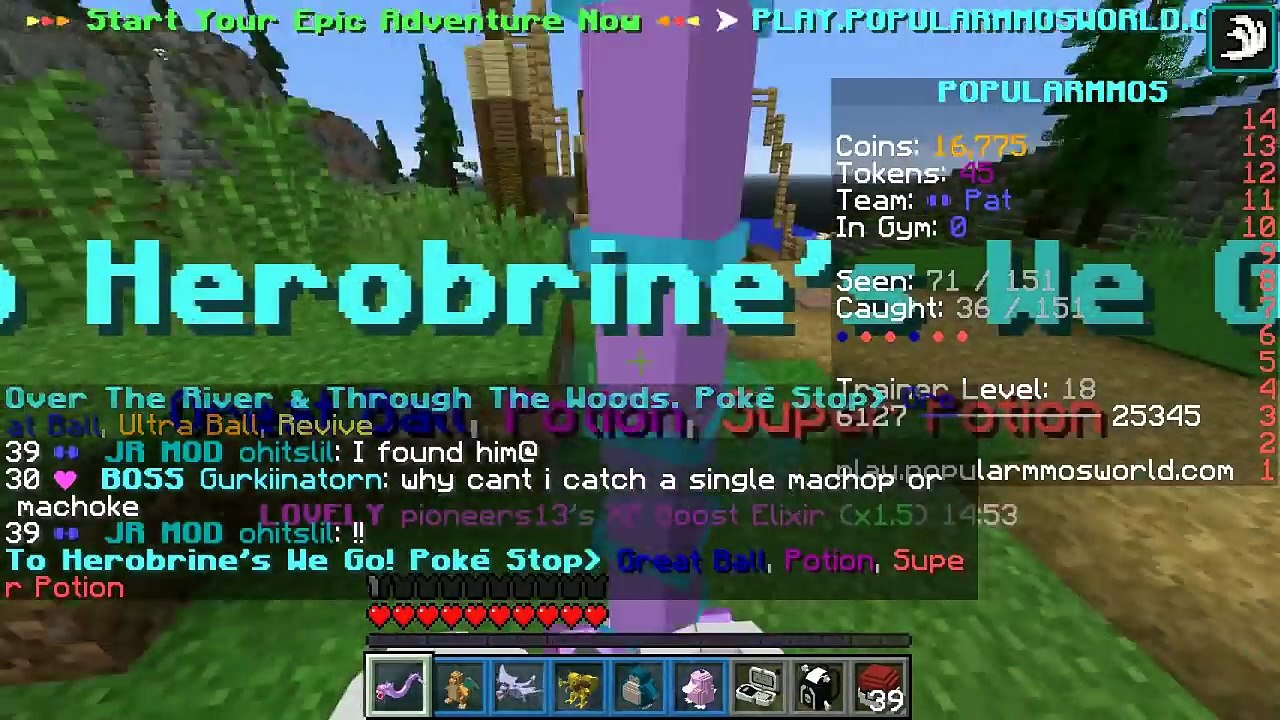 PopularMMOs Minecraft  POKEMON RACE CHALLENGE! - POPULARMMOS WORLD [7]