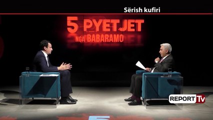 Report Tv- Albin Kurti te "5 Pyetjet nga Babaramo"