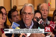 Congresistas de diversas bancadas solicitaron la renuncia de Pedro Chávarry