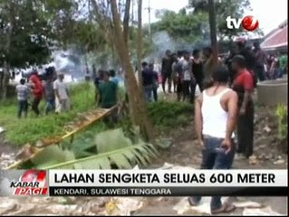 Eksekusi Lahan di Kendari Berlangsung Ricuh