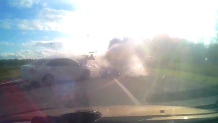 Un homme s'endort au volant et provoque un terrible accident