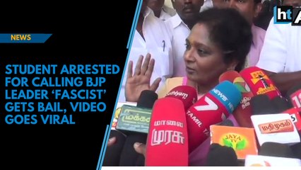 Row over student shouting 'fascist' slogan at TN BJP chief; video goes viral