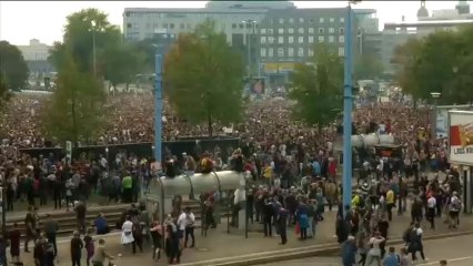 Multitudinario concierto en Chemnitz (Alemania) contra la oleada de racismo de la pasada semana