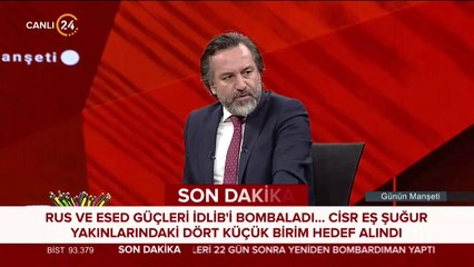 Rusya İdlib'i bombaladı