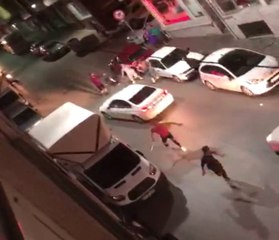 Sopalı Yumruklu Kavga Kamerada