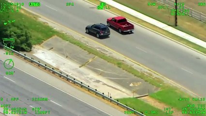 Woman arrested after dramatic car chase through Texas