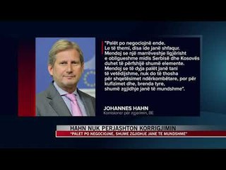 Video herunterladen: Hahn lë të hapur mundësinë për ndryshim të kufijve mes Kosovës e Serbisë - News, Lajme - Vizion Plus