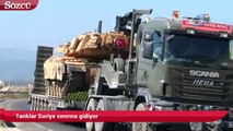 Tanklar Suriye sınırına gidiyor