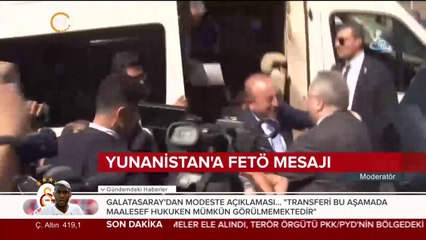 Yunanistan'a FETÖ mesajı
