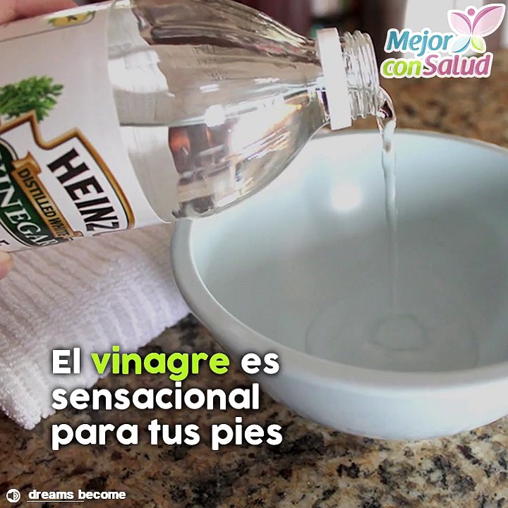 ¿Conoces los beneficios de sumergir tus pies en vinagre?