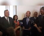 Dışişleri Bakanı Mevlüt Çavuşoğlu ve Yunanistan Dışişleri Bakanı Nikos Kocyas arasında F-16 diyaloğlu