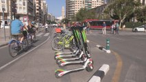 Valencia retirará los patinetes eléctricos de una empresa por no tener licencia