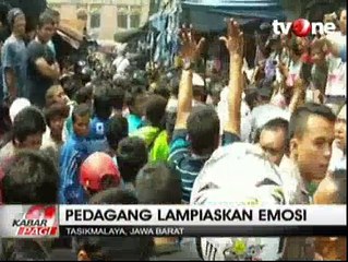 Polisi Amankan Pembakar Pasar Cikurubuk Tasikmalaya