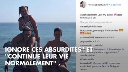 Victoria Beckham rassure ses enfants : non, "papa n'est pas infidèle"