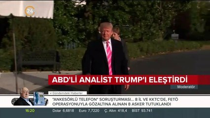 ABD'li analist Trump'ı eleştirdi