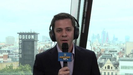 Gregg Rosenthal talks about the 'Around the NFL' podcast in London