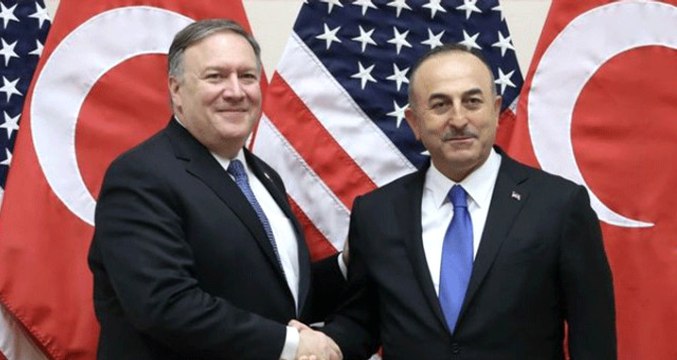 Son Dakika! Dışişleri Bakanı Mevlüt Çavuşoğlu, ABD Dışişleri Bakanı Pompeo ile Görüştü