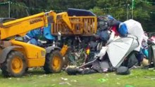 Abandoned Tents Bulldozed Rather Than Recycled Following Irish Music Festival