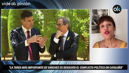 Beatriz Talegón: La tarea más importante de Sánchez es resolver el conflicto político en Cataluña"