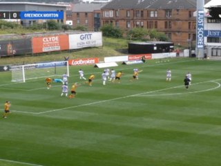 لقطة: كرة قدم: هدف لا يُحتسب لباتريك سيثل على الرغم من ملامسة الكرة للشباك