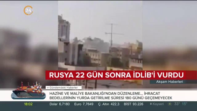 Rusya İdlib'i vurdu