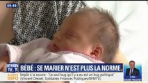 Il y a de plus en plus de naissances hors mariages en France