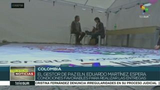 ELN espera acordar condiciones para las entregas de los retenidos