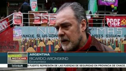 Download Video: teleSUR Noticias. Argentina: Rechazo a políticas neoliberales