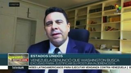 Venezuela denuncia que EE.UU. busca excusas para justificar injerencia