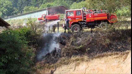 Incendie de bâtiment à Saint-Mamert