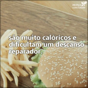Saiba quais alimentos devemos ingerir ou evitar antes de dormir.