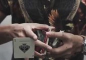 Card-Flipping Magician Shows Off His Shuffling Tricks