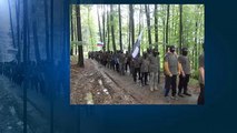 Slovenia, paramilitari d'ultradestra si esercitano nei boschi: 