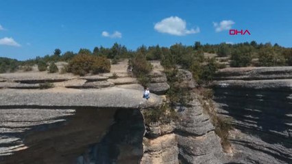 Karabük 100 Metre Yükseklikteki Terasta Klip Çekti