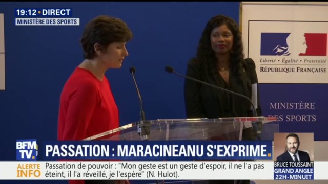 Roxana Maracineanu, nouvelle ministre des Sports, à Laura Flessel : Tu es et resteras la ministre qui a ramené les Jeux d'été en France