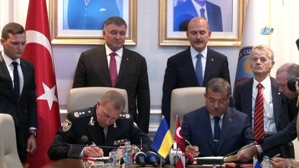 Bakan Soylu, Ukrayna İçişleri Bakanı Avakov’u kabul etti