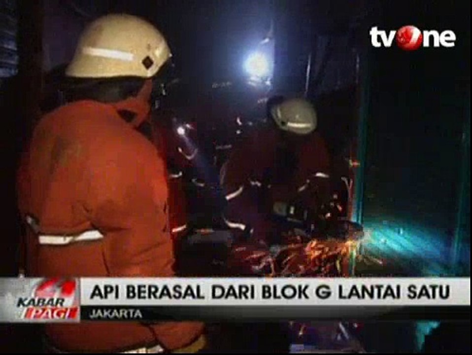 Kebakaran Landa Blok G Pasar Tanah Abang