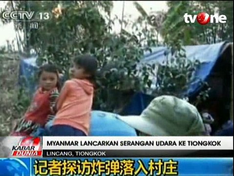 Serangan Myanmar ke China Tewaskan 5 Warga Sipil