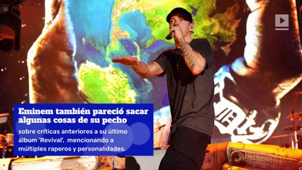 Eminem lanza álbum sorpresa, critica a numerosos raperos