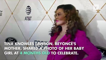 Beyoncé's Mom Shares Queen Bey Baby Pic