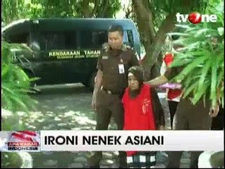 Nenek Asiani Sempat Pingsan Saat akan Jalani Sidang