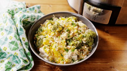 Cheesy Crock-Pot Chicken Casserole = Your New Go-To Fall Dinner