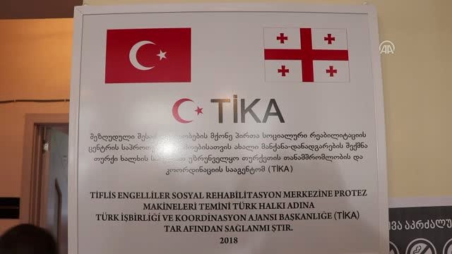 Tika'dan Gürcü Engellilere Protez Makineleri Desteği - Tiflis
