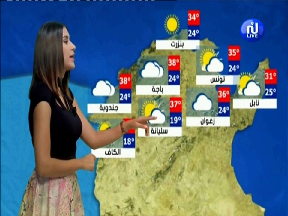 النشرة الجوية المسائية ليوم الثلاثاء 04 سبتمبر...
